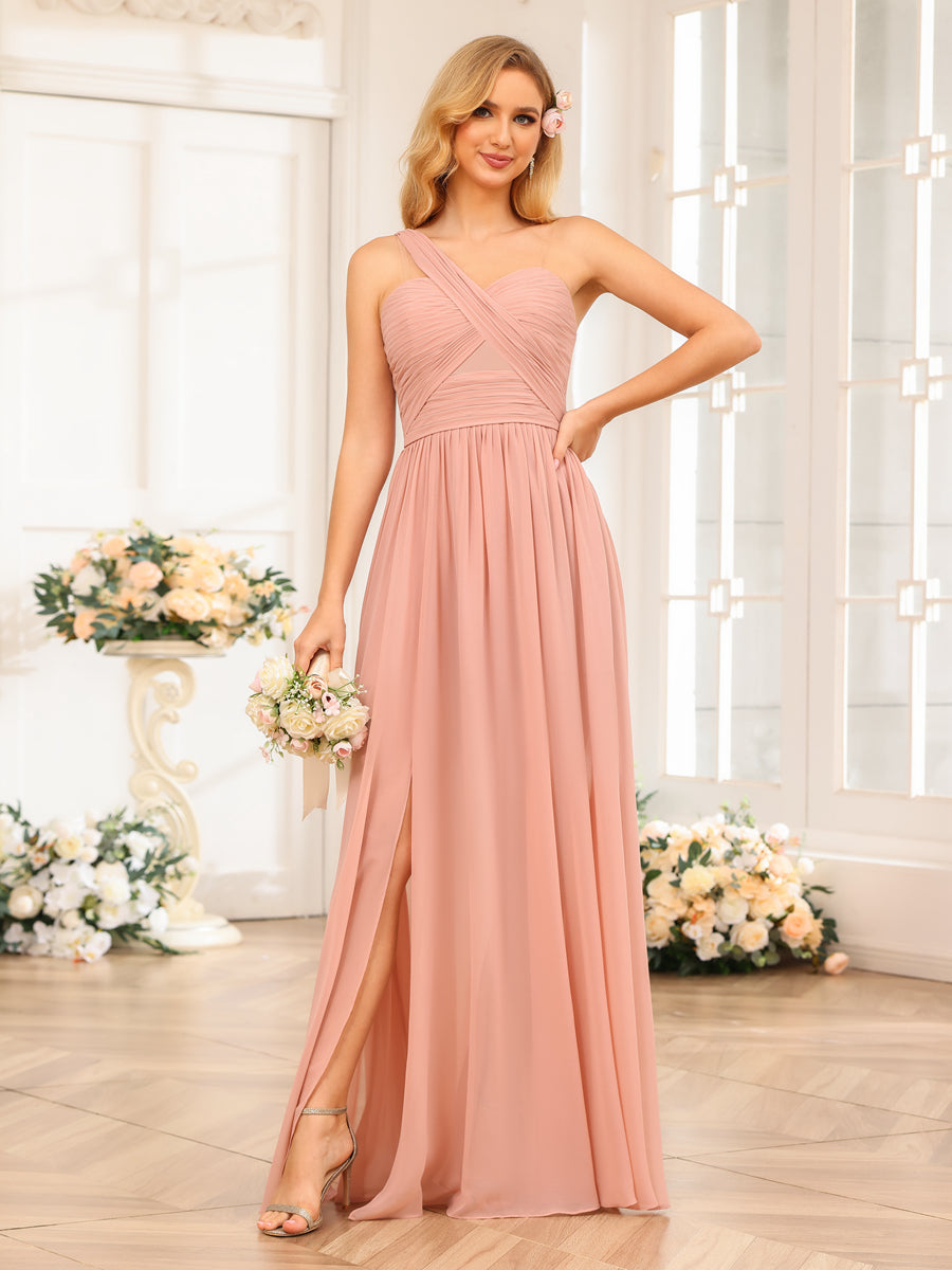 Nerissa Dusty Rose bodice detail bridesmaid dress