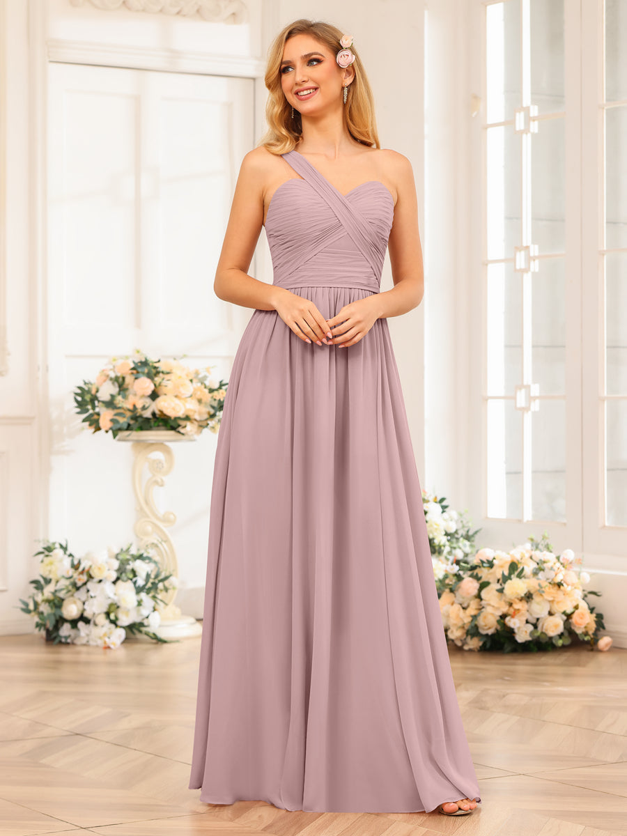 Nerissa Dusty Rose detail view 10 bridesmaid dress