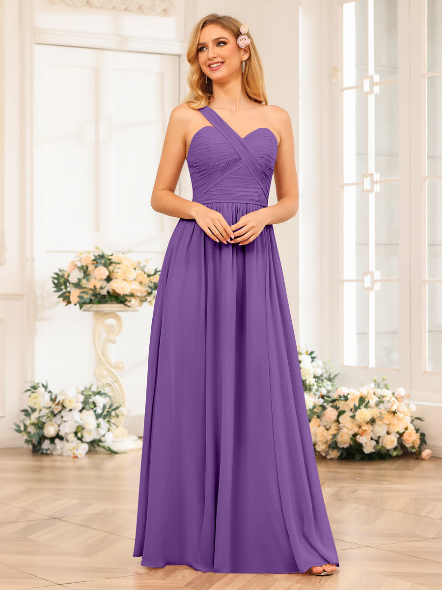 Nerissa Regency front view bridesmaid dress