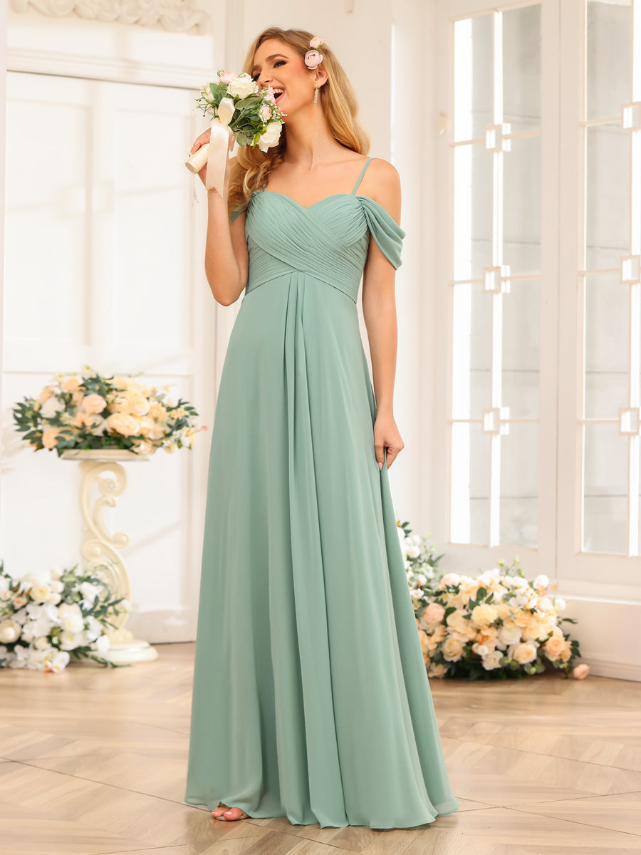 Elowen Sage Green bodice detail bridesmaid dress