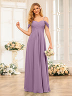Elowen Wisteria back view bridesmaid dress