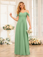Elowen Sage Green detail view 10 bridesmaid dress