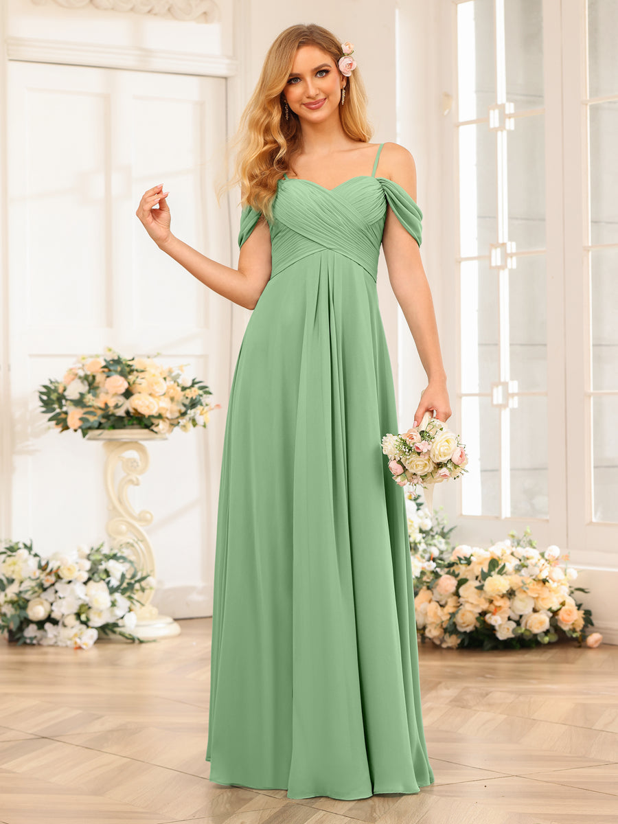 Elowen Sage Green detail view 10 bridesmaid dress