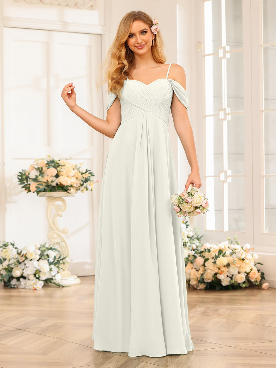 Elowen Ivory back view bridesmaid dress