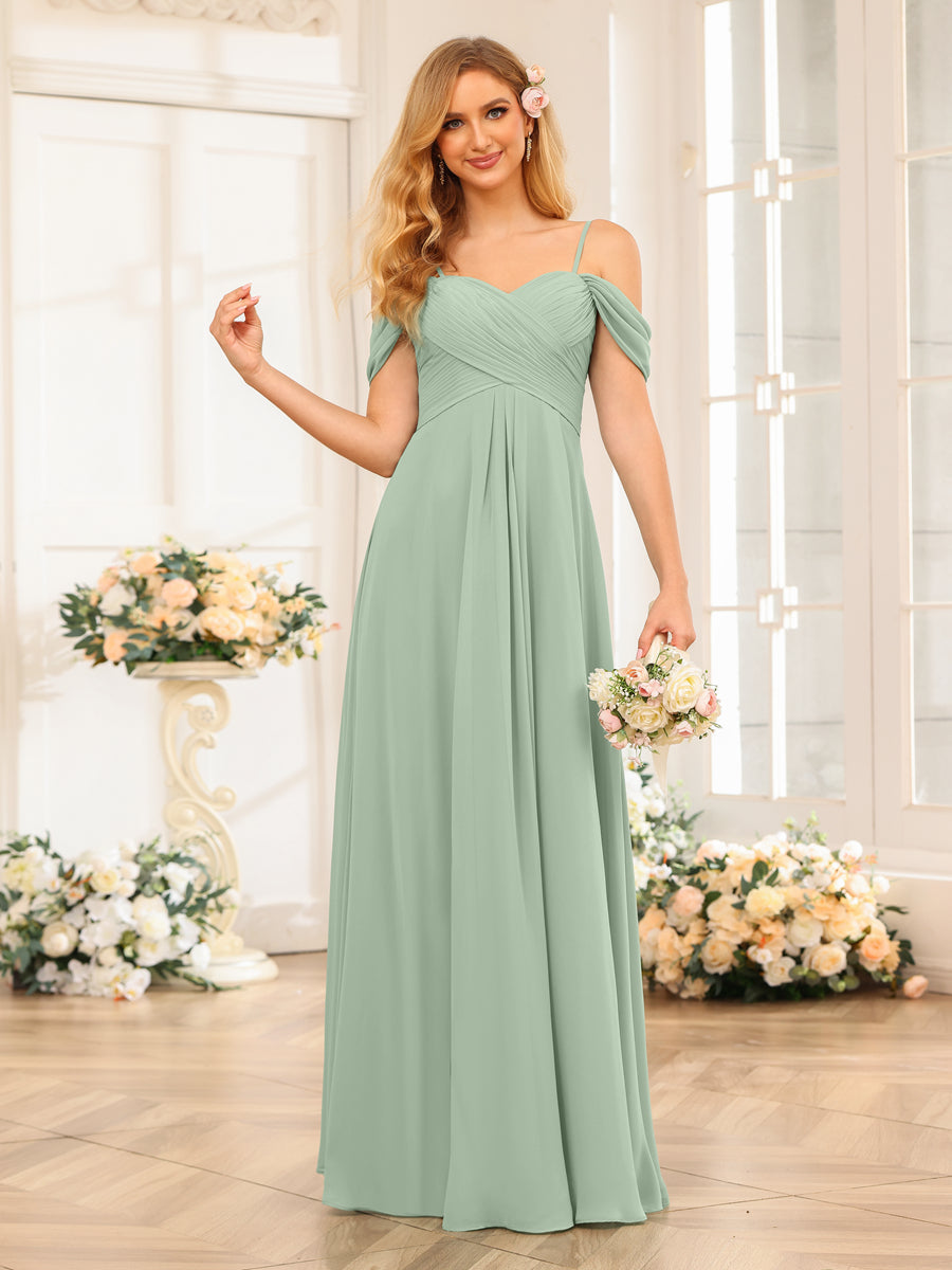 Elowen Sage Green detail view 9 bridesmaid dress