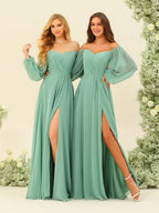 Penelope Mint Green detail view 8 bridesmaid dress