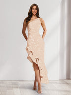 Yvette Pearl Pink front view wedding guest dress