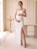 Seraphina Lake Ivory front view wedding guest dress