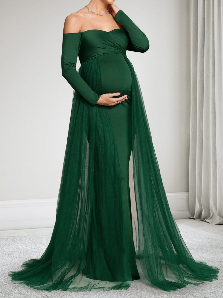 Theodora Muse Hunter Green bodice detail wedding guest dress