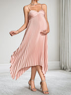 Jessamine Vale Pearl Pink bodice detail wedding guest dress