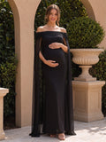 Penelope Fern Black front view wedding guest dress