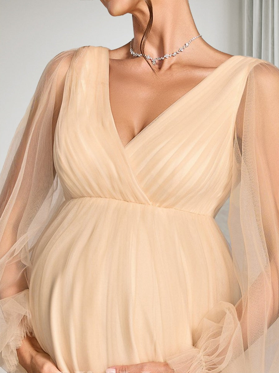 Sabine Wren Gold bodice detail wedding guest dress