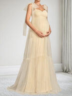 Verity Bloom Daffodil bodice detail wedding guest dress