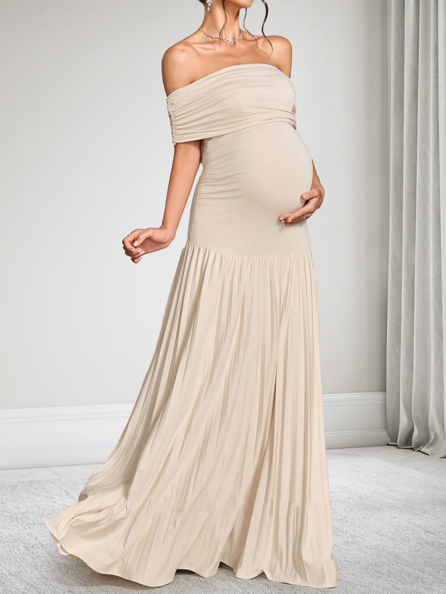 Zinnia Cove Ivory bodice detail wedding guest dress