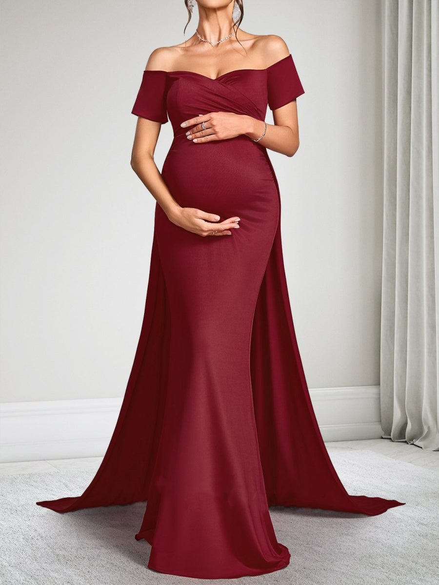 Beatrice Rose Burgundy bodice detail wedding guest dress