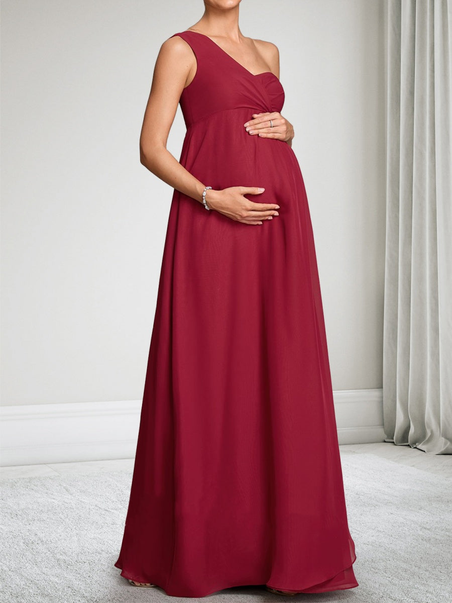 Adelaide Fern Burgundy side view wedding guest dress