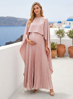Imogen Pearl Dusty Rose front view wedding guest dress