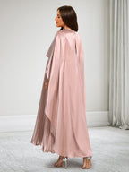 Imogen Pearl Dusty Rose back view wedding guest dress