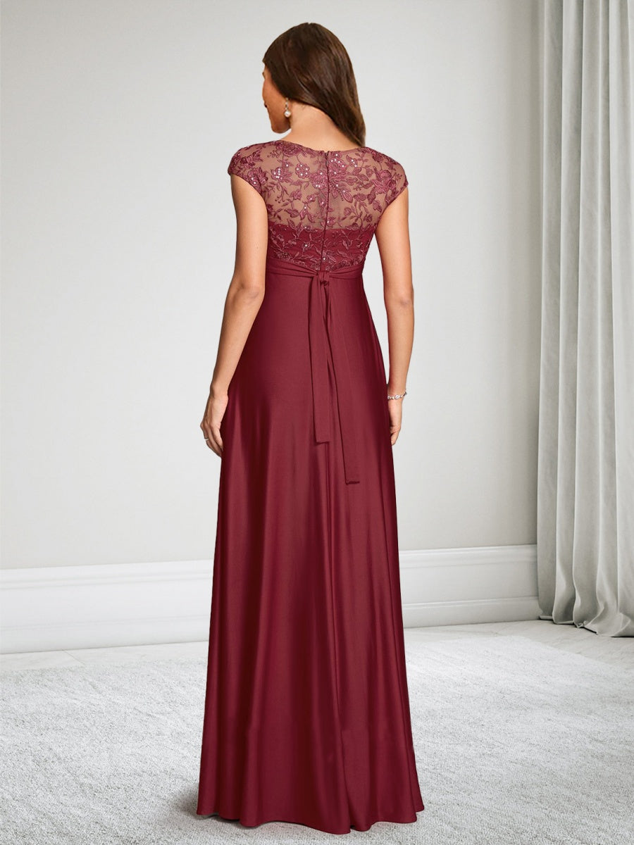 Primrose Bloom Burgundy back view wedding guest dress