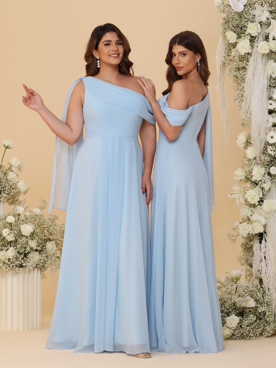 Paloma Sky Blue back view bridesmaid dress