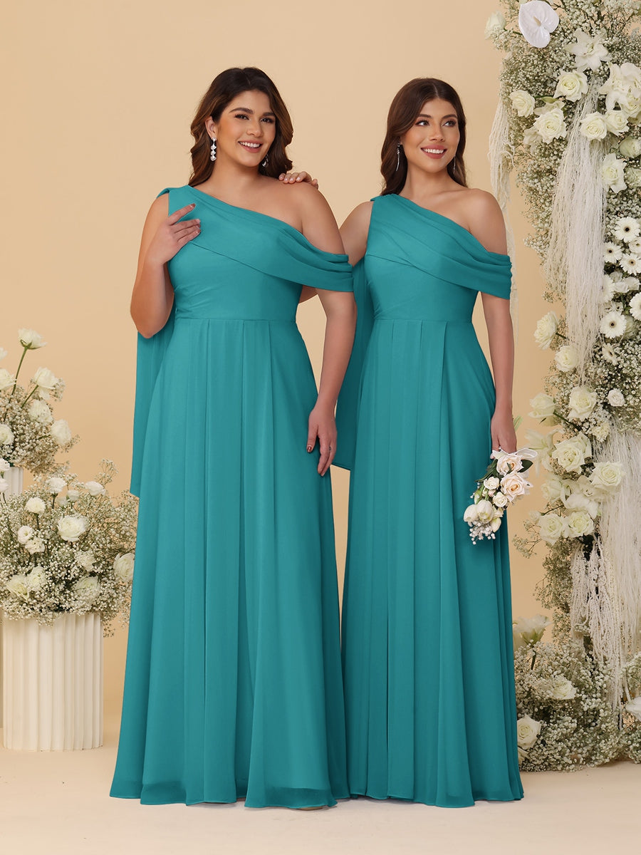 Paloma Turquoise front view bridesmaid dress
