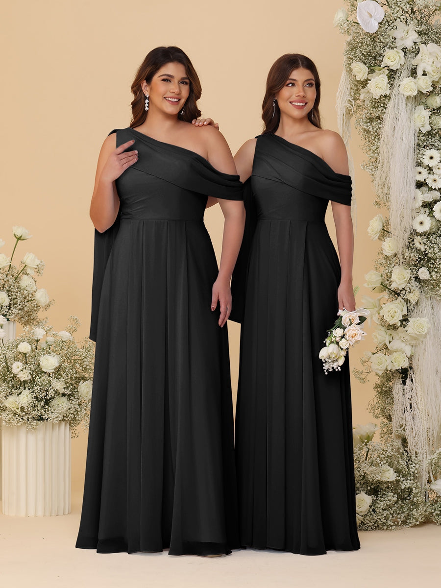 Paloma Black front view bridesmaid dress