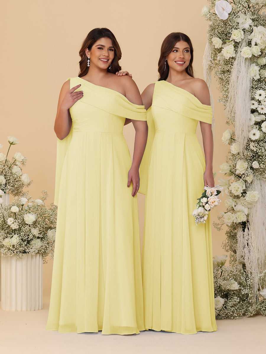 Paloma Daffodil front view bridesmaid dress