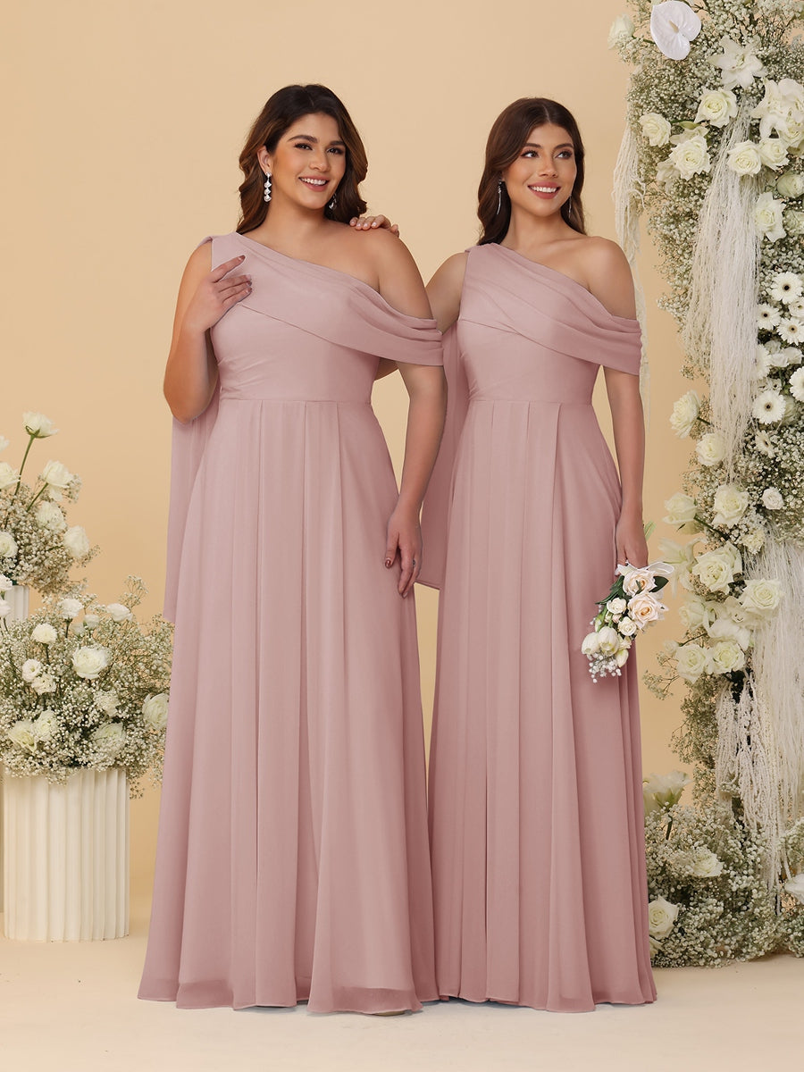 Paloma Dusty Rose front view bridesmaid dress