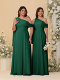 Paloma Emerald front view bridesmaid dress