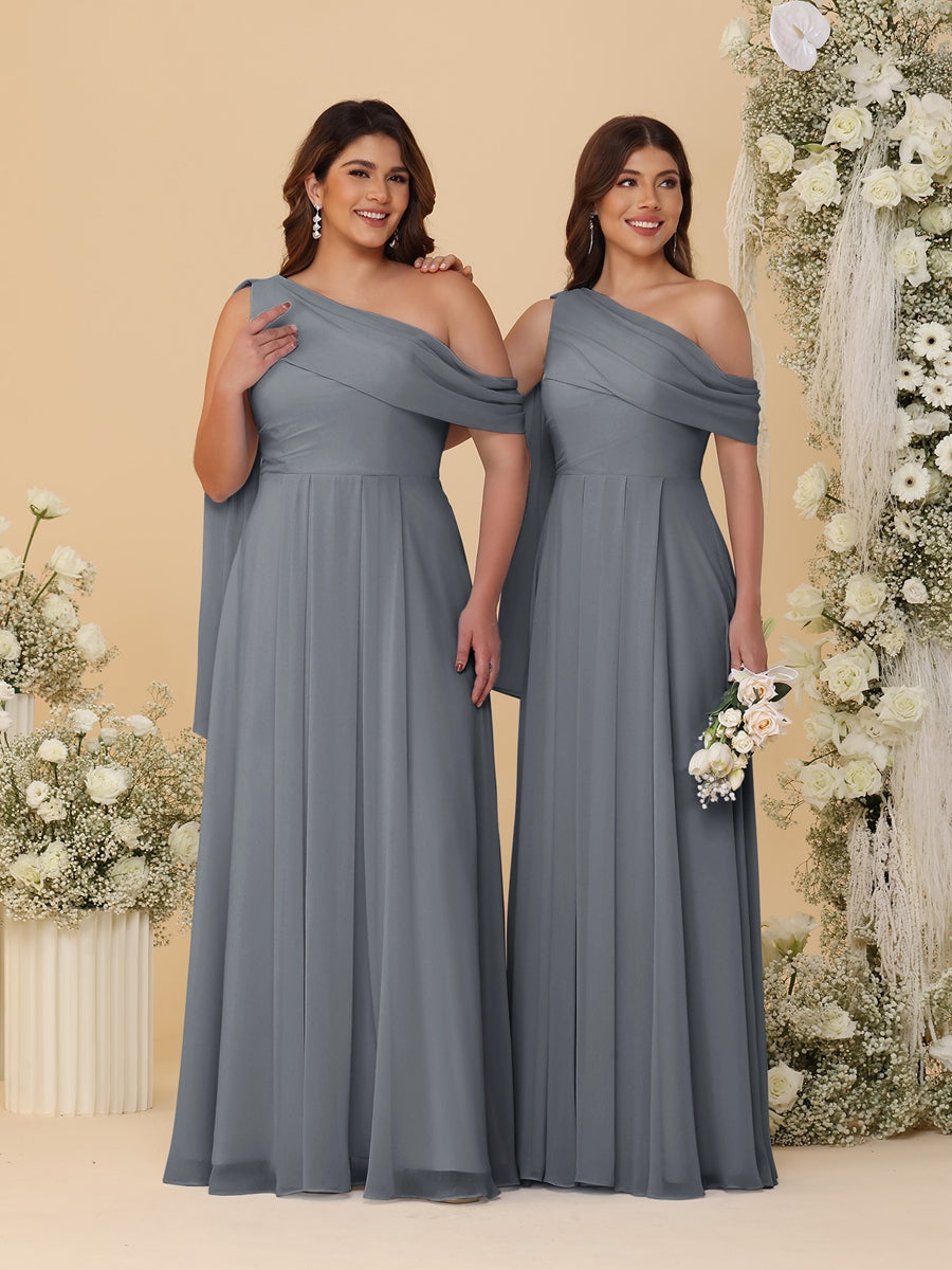 Paloma Grey front view bridesmaid dress