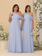 Paloma Lavender front view bridesmaid dress