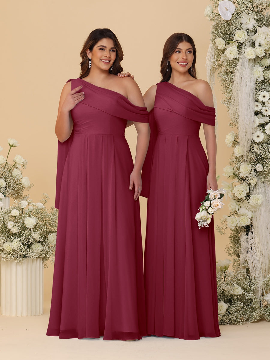 Paloma Burgundy back view bridesmaid dress