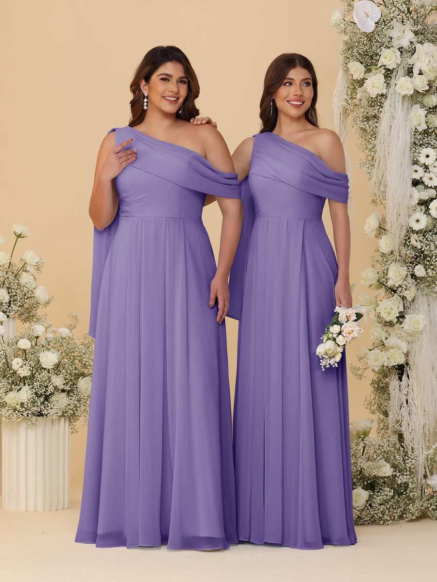 Paloma Lilac front view bridesmaid dress