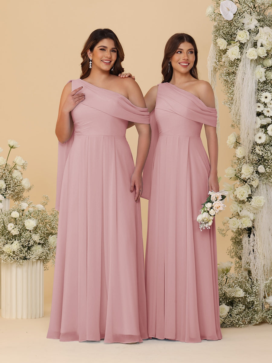 Paloma Mauve front view bridesmaid dress