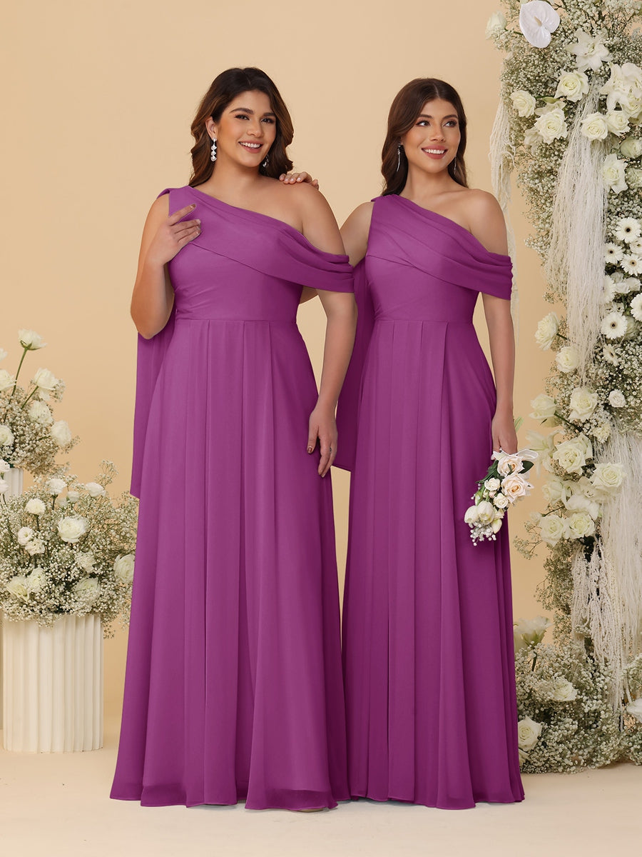 Paloma Orchid front view bridesmaid dress