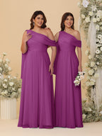 Paloma Orchid front view bridesmaid dress