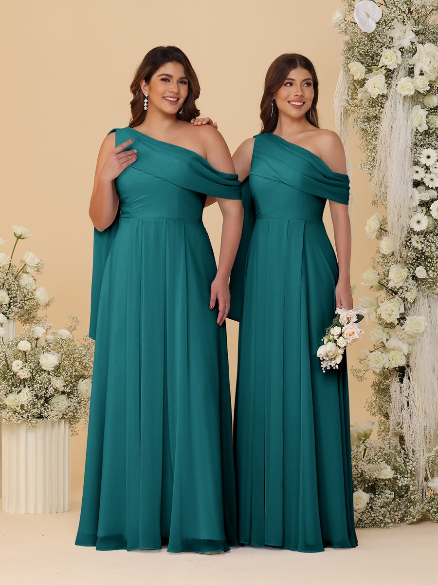 Paloma Peacock front view bridesmaid dress