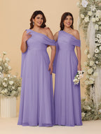 Paloma Wisteria back view bridesmaid dress