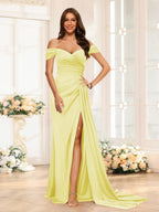 Quenby Daffodil front view bridesmaid dress