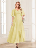 Adora Daffodil front view wedding guest dress