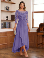 Anaelle wisteria alternate front view 2 mother of the bride dress