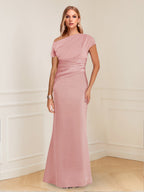 Nadia Elise Dusty Rose bodice detail mother of the bride dress