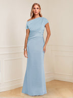 Nadia Elise Lavender front view mother of the bride dress