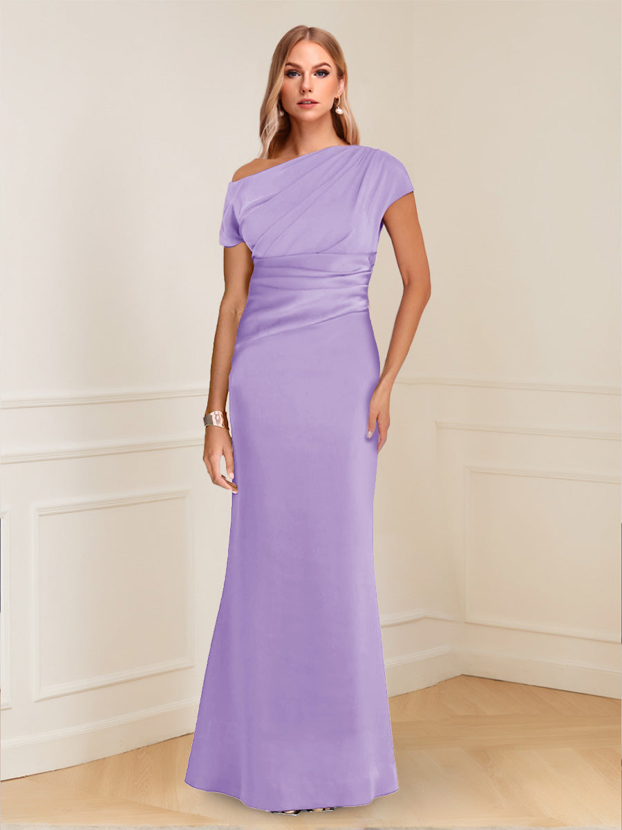 Nadia Elise Lilac front view mother of the bride dress