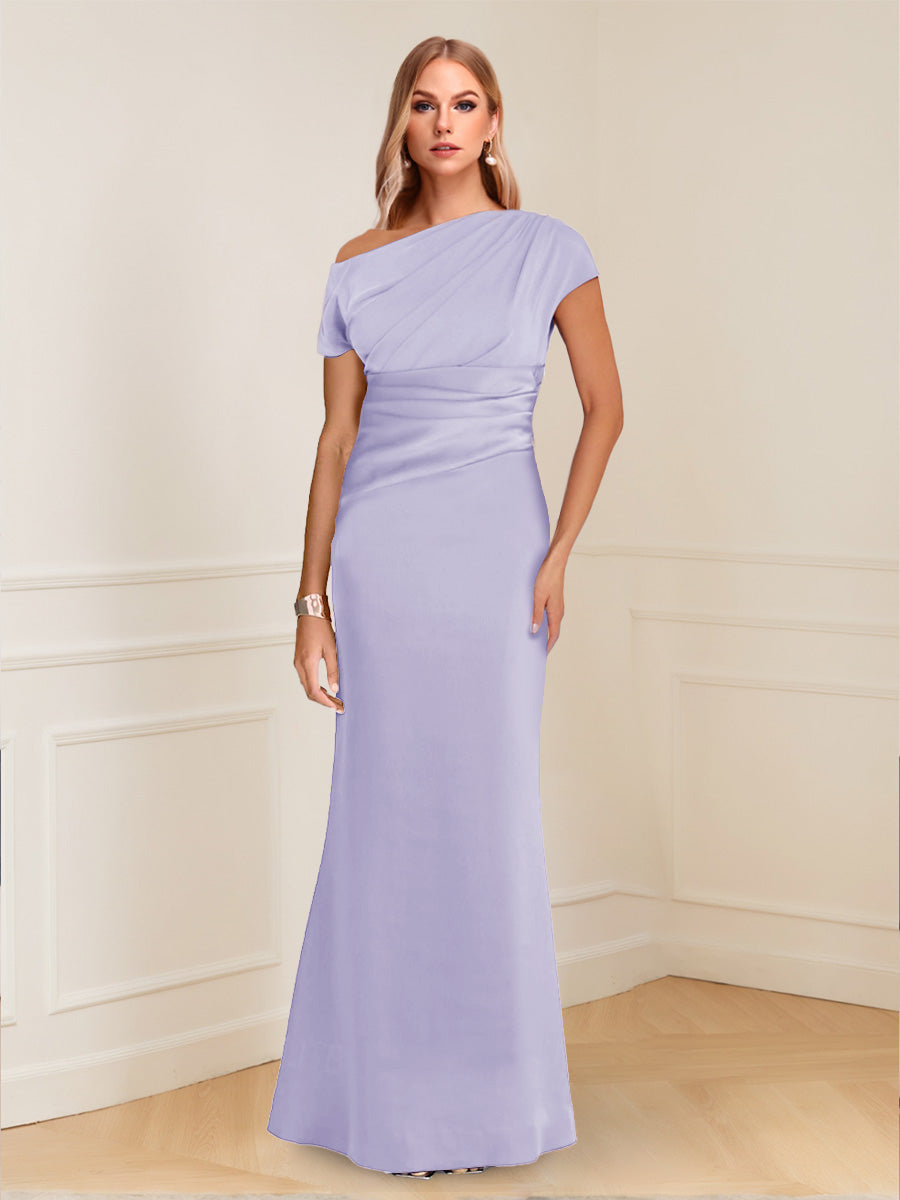 Nadia Elise Lilac back view mother of the bride dress