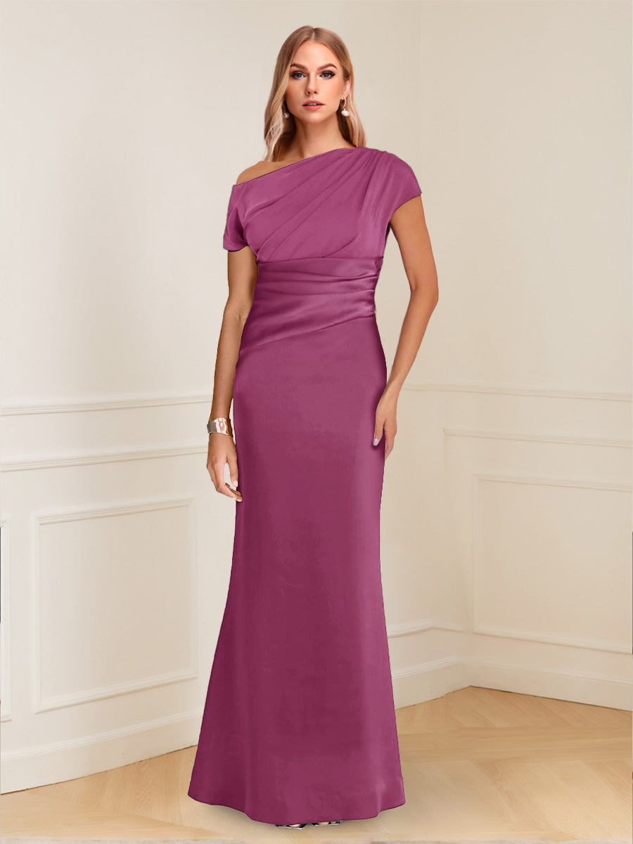 Nadia Elise Orchid front view mother of the bride dress