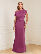 Nadia Elise Orchid front view mother of the bride dress
