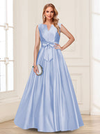Gina Mae Lavender front view mother of the bride dress