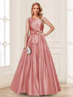Gina Mae Mauve front view mother of the bride dress