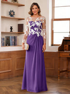 Evelyne regency front view mother of the bride dress